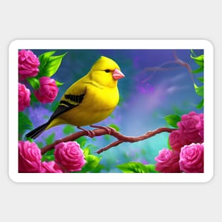 canary flower Sticker